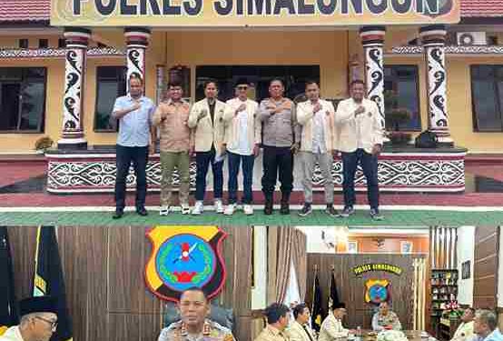 Ketua Pemuda Muhammadiyah Simalungun Bersilaturahmi di Ruangan Kerja Kapolres Simalungun