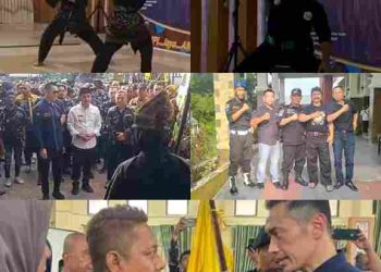 Debus PS Kocima Meriahkan Pelantikan AMPI Kota Tebing Tinggi