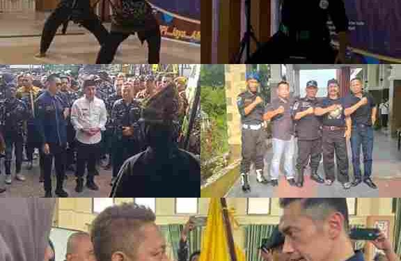 Debus PS Kocima Meriahkan Pelantikan AMPI Kota Tebing Tinggi