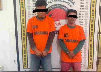 Dua Pria Memiliki Sabu 5,35 Gram Tak Berkutik Ditangkap Polres Simalungun di Kota Wisata Parapat