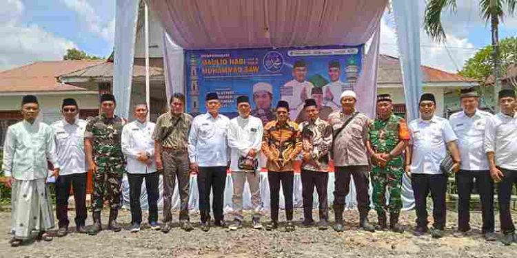 Peringatan Maulid Nabi Kapolpos Ujung Padang Polsek Bosar Maligas Pimpin Pengamanan