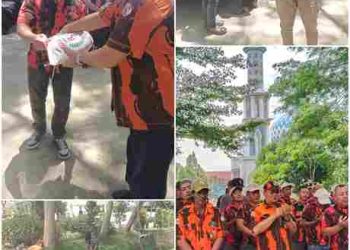 Pemuda Pancasila Kecamatan Ujung Padang Giat Gotong Royong