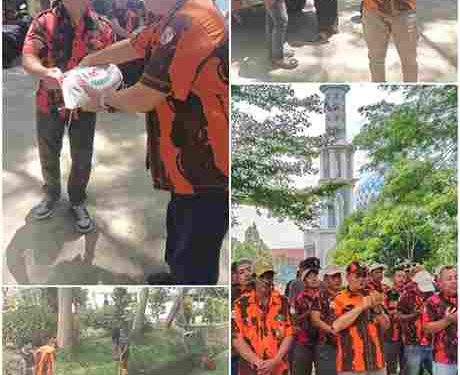 Pemuda Pancasila Kecamatan Ujung Padang Giat Gotong Royong