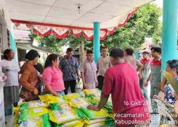 Polres Simalungun Salurkan 10 Ton Beras Murah untuk Masyarakat, Harga Cuma Rp 58 Ribu per 5 Kg