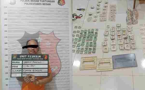 Polsek Tuntungan Ringkus Pelaku Curi Instalasi Listrik dan AC di RS Ananda Putri