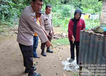 Pencurian Handphone Akhirnya Tertangkap Dalam Kepungan Warga, Polsek Serbelawan Mengamankan Pelaku