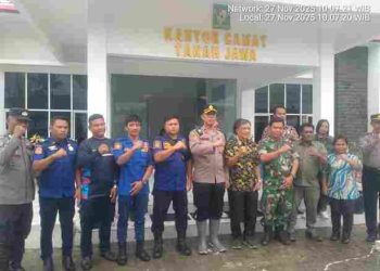 Antisipasi Musim Hujan, Forkopincam Tanah Jawa Gelar Rapat Siaga Bencana