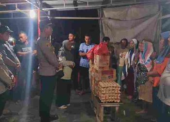 Peduli Masyarakat Polsek Bosar Maligas Tanggap Banjir, Salurkan Bantuan Sembako dan Nasi Bungkus untuk Warga