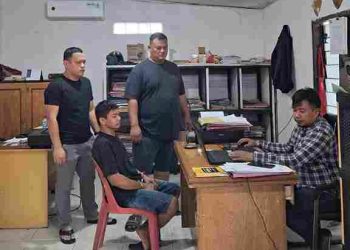 Kerja Keras Tim Reskrim Polsek Perdagangan Kejar Pelaku Penggelapan Mobil Avanza Rp 150 Juta Hingga ke Rokan Hilir