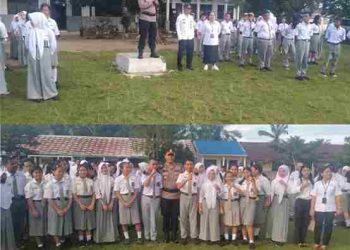 Kapolsek Tanah Jawa Sosialisasikan Anti Bullying dan Tertib Berlalu Lintas kepada Siswa SMA Negeri 1 Huta Bayu Raja