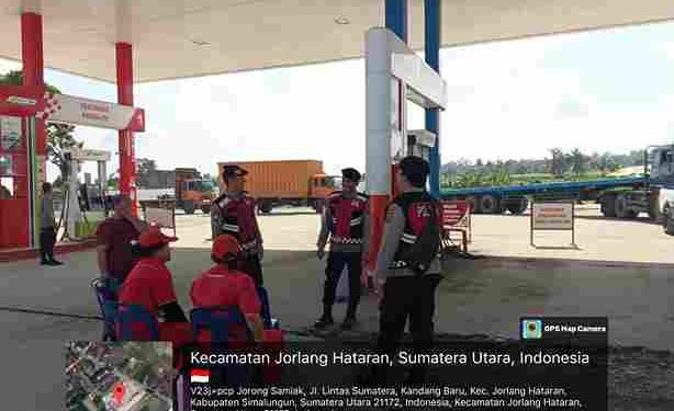 Polres Simalungun Gelar Patroli Presisi, Cegah Antrean Ricuh di SPBU