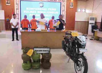 Kerja Keras Jatanras Polres Simalungun Bongkar Sindikat Pencuri Tabung Gas, 4 Pelaku Diringkus di Medan