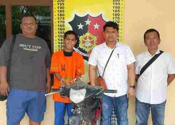 Tak Ada Ampun Pelaku Curanmor Diringkus Kapolsek Perdagangan
