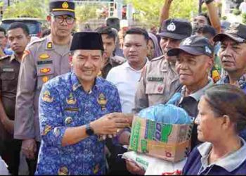 Pemko Tebing Tinggi Salurkan Bantuan Sembako untuk 8.484 KK Korban Banjir