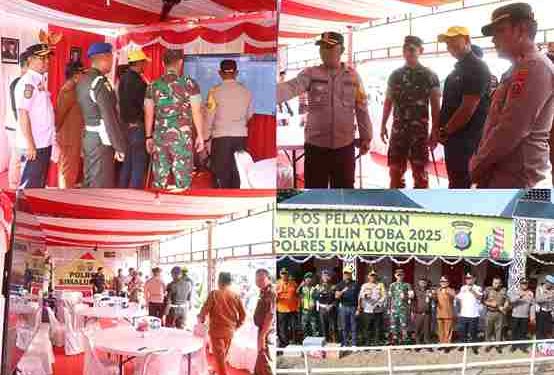 Forkopimda Bersama Kapolres Simalungun Turun Langsung Cek 10 Pos Nataru, Beri Semangat Personel di Lapangan