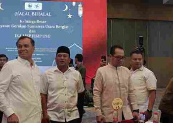 Wabup Dairi Hadiri Halal Bihalal Keluarga Yayasan Gerakan Sumatera Utara Berbagi