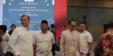 Wabup Dairi Hadiri Halal Bihalal Keluarga Yayasan Gerakan Sumatera Utara Berbagi