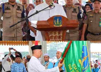 Pemko Tebing Tinggi Lepas Keberangkatan 82 Jemaah Haji Menuju Tanah Suci