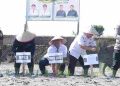 Dukung Program Swasembada Pangan, Pemkab Dairi dan PT Pupuk Indonesia Tanam Padi Bersama di Desa Lumban Toruan