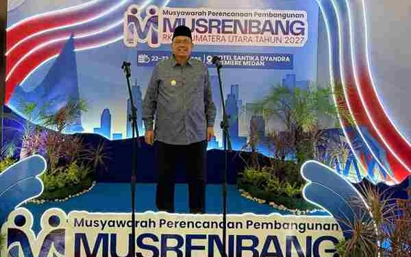 Bupati Dairi Tegaskan Sinergi Pembangunan di Musrenbang RKPD Sumut 2027