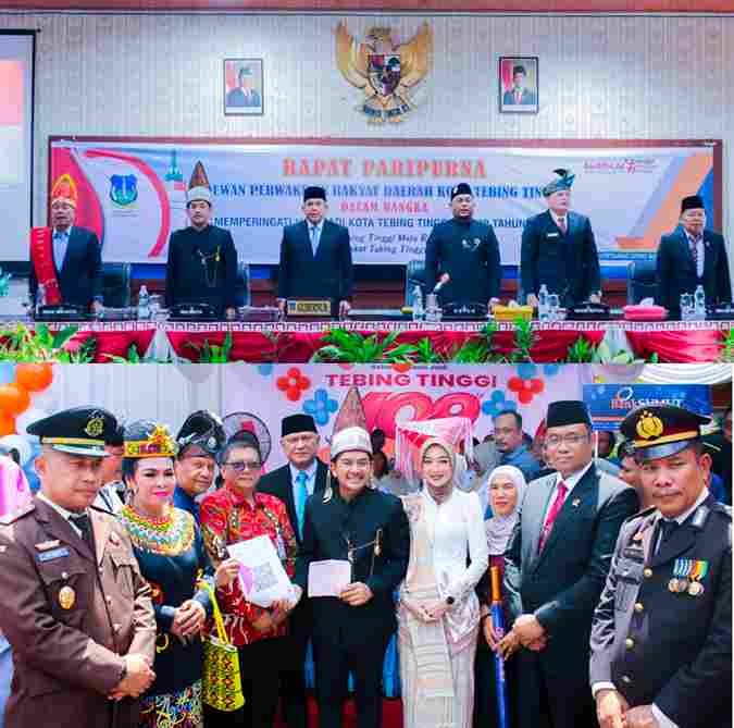 Peringatan Hari Jadi Ke-109 Kota Tebing Tinggi : Wali Kota Paparkan Capaian Strategis Dalam Paripurna DPRD Hingga Penyerahan Bantuan Pertanian di Halaman Balai Kota