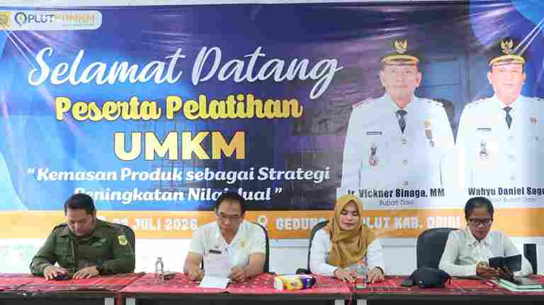 Mengubah Paradigma, Disperindagkop Gelar Pelatihan Kemasan Produk Sebagai Langkah Awal Penguatan Kapasitas UMKM Dairi