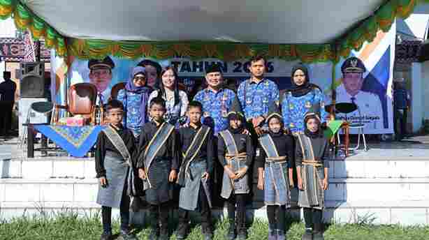 Sekda Dairi Pimpin Upacara Hari Anak Nasional