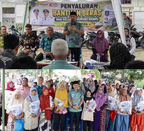Pastikan Tepat Sasaran, Wali Kota Tebing Tinggi Tinjau Penyaluran Bantuan Beras Tahap Pertama